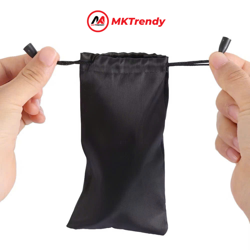 Túi vải dây rút đựng mắt kính tiện lợi đa năng bảo vệ chống trầy xước phụ kiện thời trang MKTRENDY