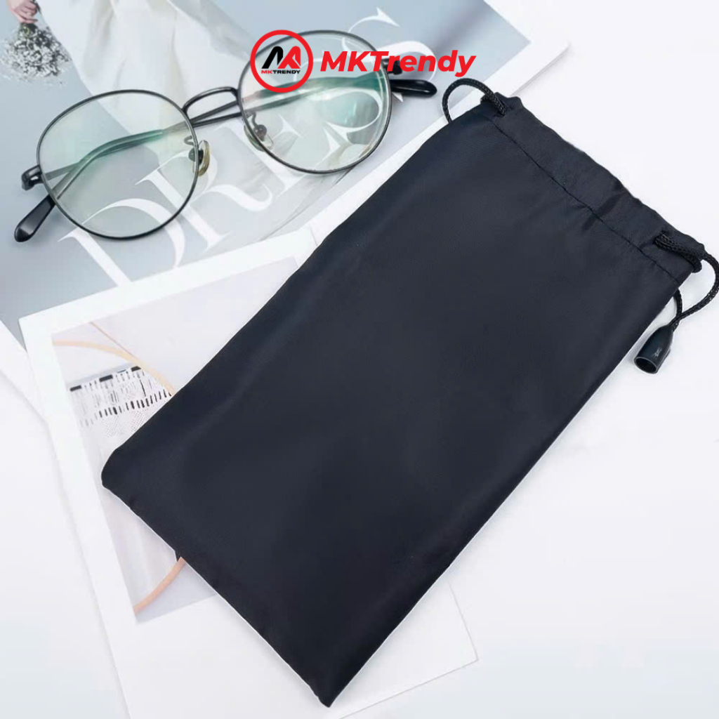 Túi vải dây rút đựng mắt kính tiện lợi đa năng bảo vệ chống trầy xước phụ kiện thời trang MKTRENDY