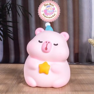 Lợn Đất , Heo Đất ,Ống Heo tiết kiệm hình Capybara chất liệu Nhựa Vinyl cao cấp chống rơi vỡ va đập