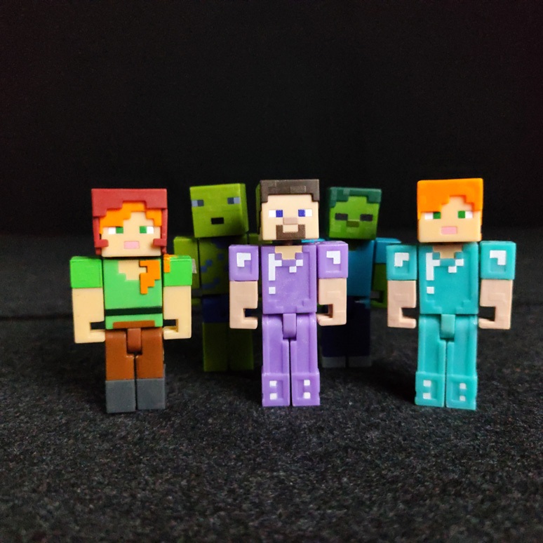 Random minifigure minecraft chất liệu nhựa pvc, mô hình minecraft chịu ...