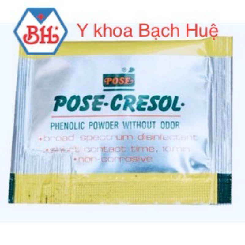 Bịch 50 Gói tẩy rửa  ngâm dụng cụ Pose-Cresol (Gói 5Gram)