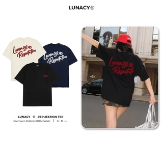 Áo Thun Thêu Xù REPUTATION Local Brand Unisex LUNACY Cotton Nam Nữ