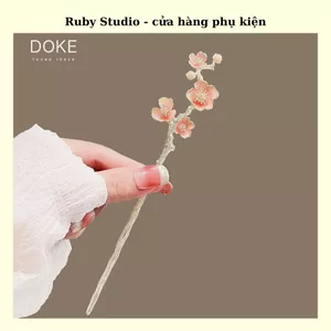 Trâm Cài Tóc Đính Nhiều Hoa Đơn Giản.
