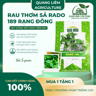 Hạt Giống Rau Thơm Sả (É Trắng) RADO 189 (Gói 5g~2000 Hạt) Rạng Đông, Sinh Trưởng Khỏe, Quanh Năm
