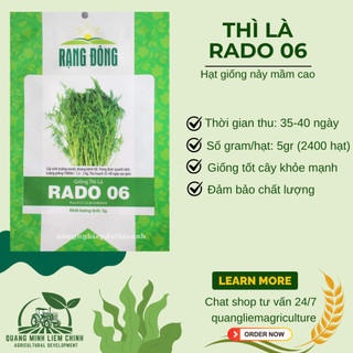 Hạt Giống Thì Là RADO 06 (Gói 5g~2400 Hạt) Rạng Đông, Sinh Trưởng Mạnh Thu Hoạch Nhiều Lần Quanh Năm