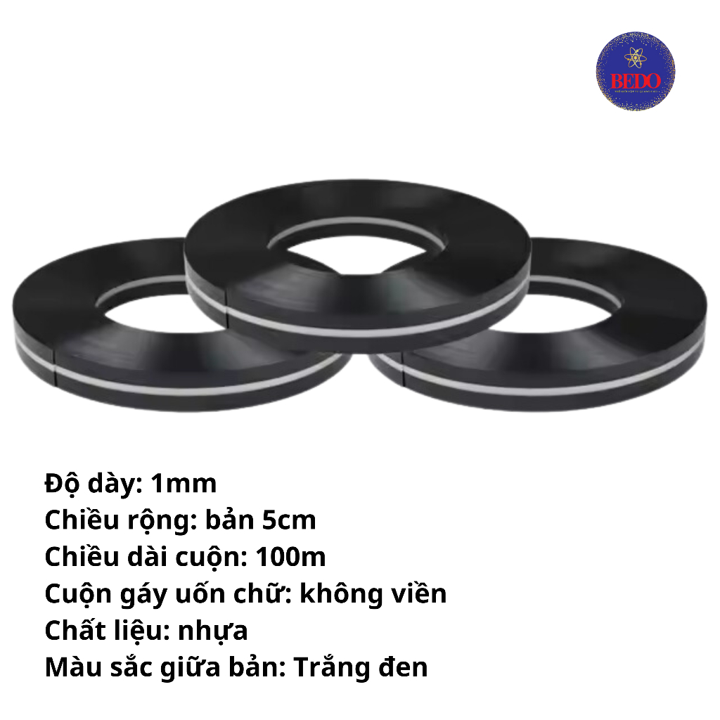 Gáy nhựa uốn chân chữ 3D xuyên sáng BEDO - Nhựa không gờ bản 5cm làm chữ nổi sáng chân nhiều màu sắc bền đẹp