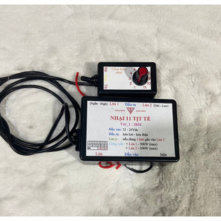 Nhại còi 11 chế độ, nhại kèn hơi xe ô tô 12v/ 24v