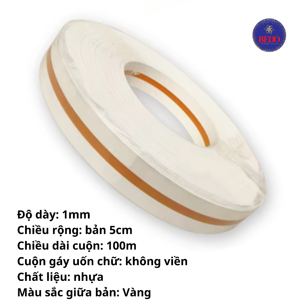 Gáy nhựa uốn chân chữ 3D xuyên sáng BEDO - Nhựa không gờ bản 5cm làm chữ nổi sáng chân nhiều màu sắc bền đẹp