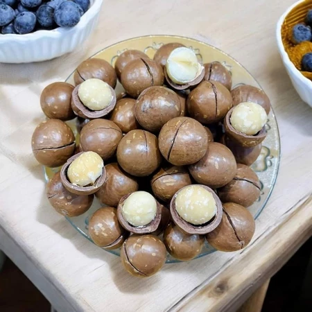1kg Hạt MACCA nứt vỏ ĐĂK LĂK - Hạt mắc ca béo ngậy, chắc hạt