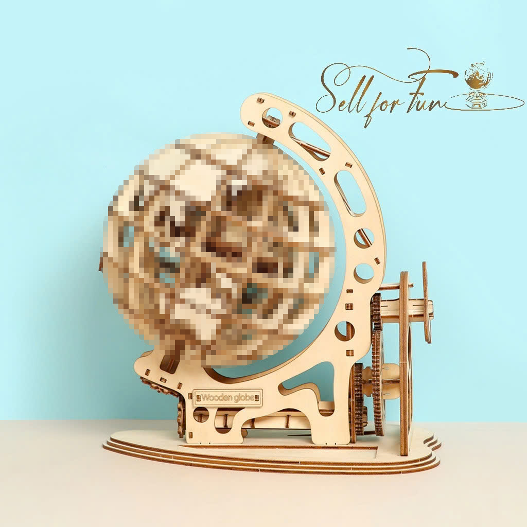 Đồ Chơi Lắp Ráp Mô Hình Gỗ 3D Hành Tinh Xanh Trái Đất