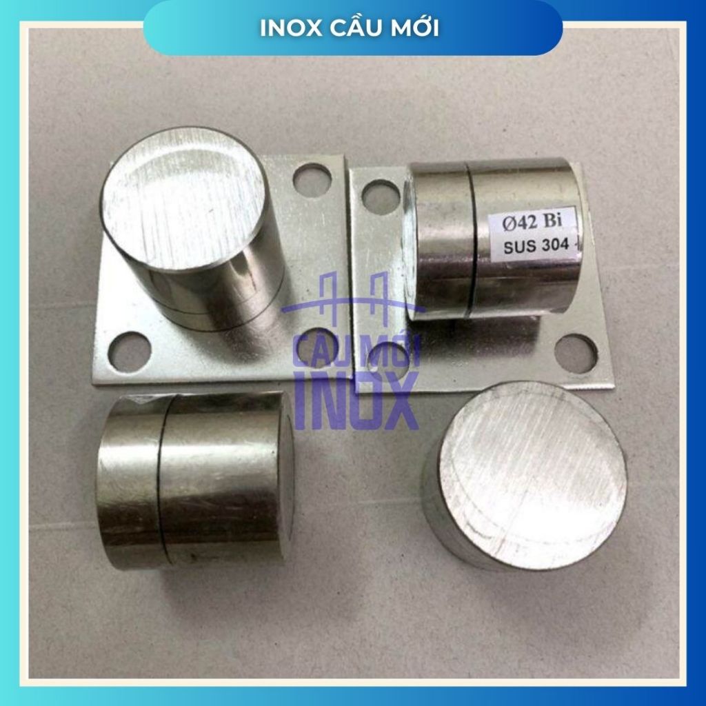 Bản lề inox 304 xoay 360, bản lề cối xoay không bi, có bi, bản lề cối xoay bi đế, chịu lực 400kg