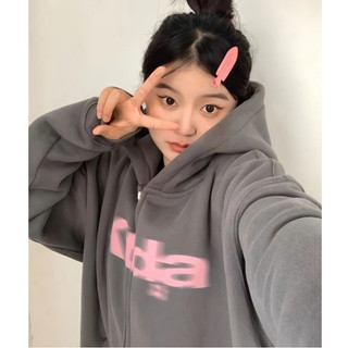 Áo Khoác hoodie áo khoác nữ zip hoodie chic Hàn quôc trendy comfortable