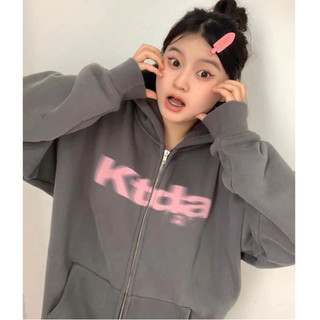 Áo Khoác hoodie áo khoác nữ zip hoodie chic Hàn quôc trendy comfortable