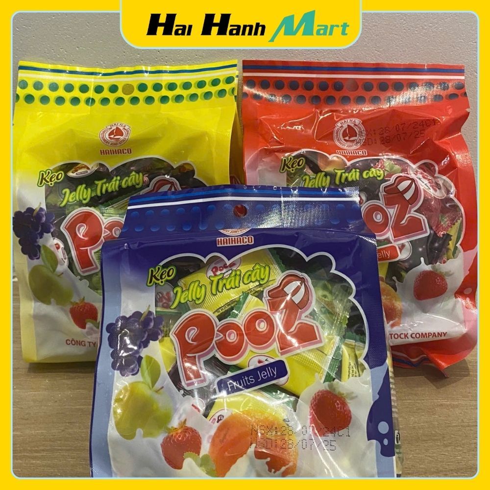 Kẹo Dẻo Jelly Trái Cây Pooz Hải Hà Gói 350g | Shopee Việt Nam