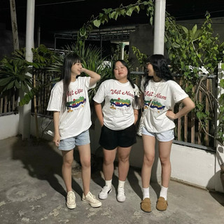 [HOẢ TỐC] Áo thun tay lỡ unisex nam nữ áo thun DU LỊCH  cotton form rộng oversize 250gsm