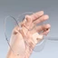 Bộ Dụng Cụ Khay trộn kem nền Mica trong suốt có nắp đậy Chính Hãng Chống Gỉ Dễ Vệ Sinh