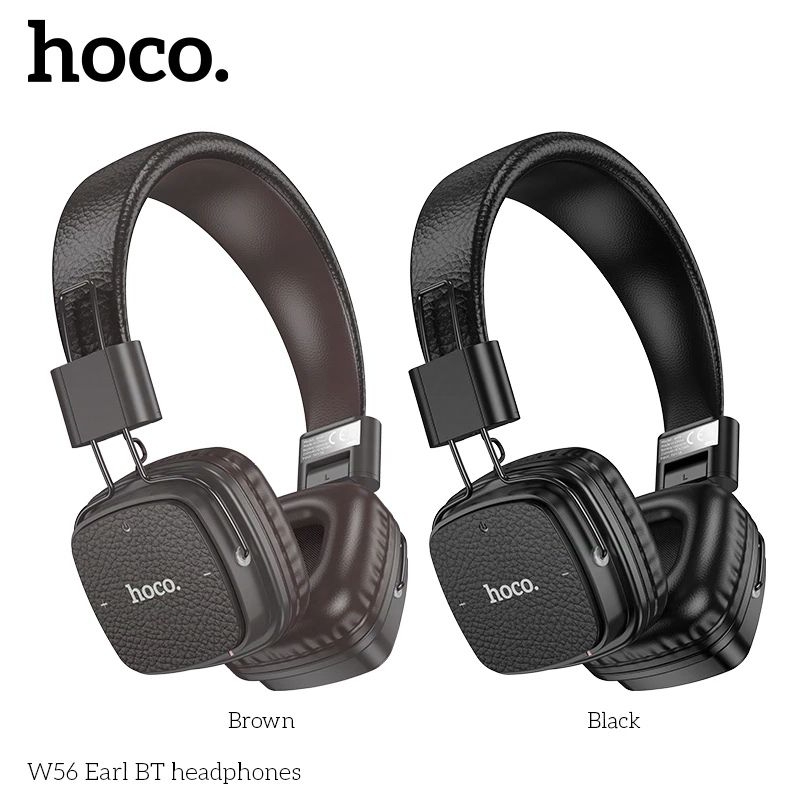 Tai nghe chụp tai Bluetooth hoco W56 nghe nhạc 28h đàm thoại chất âm sống động.
