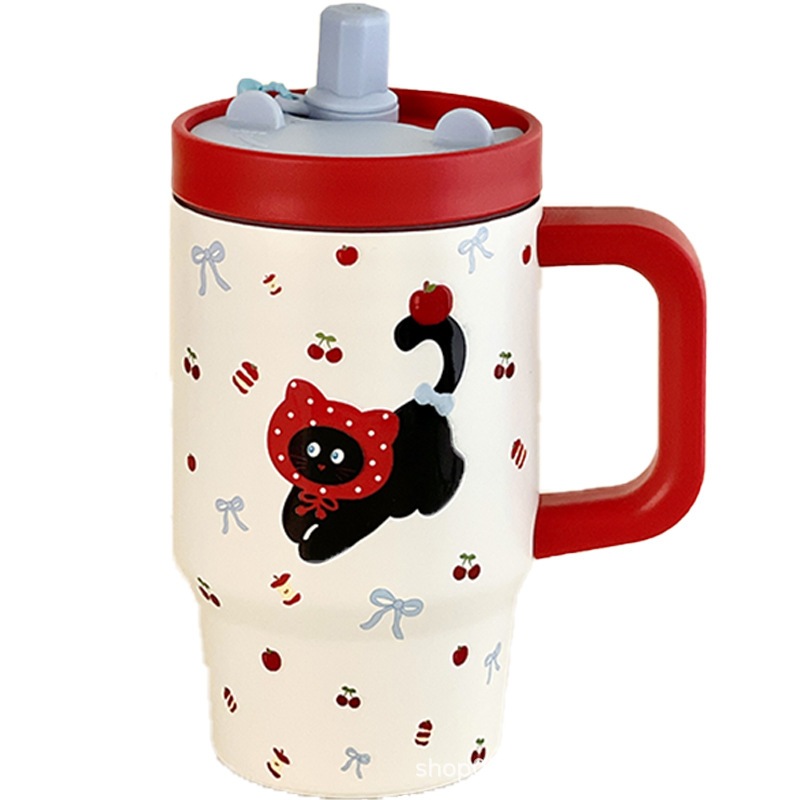 Ảnh Cốc Giữ Nhiệt, Cốc Nước Dung Tích Lớn Đi Làm, Đi Học 800ml và 1100ml 3