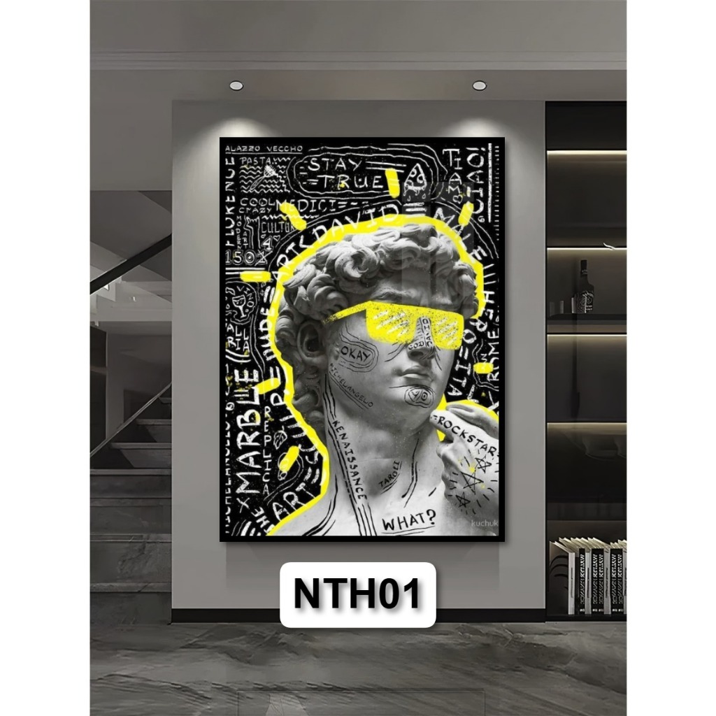 Tranh Gỗ Tráng Gương Phong Cách Nghệ Thuật Hiện Đại Decor Phòng Khách Treo Tường Decor Nhà