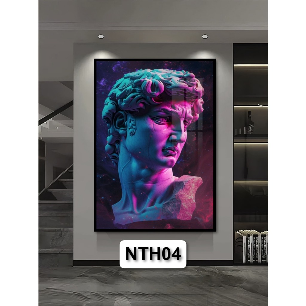 Tranh Gỗ Tráng Gương Phong Cách Nghệ Thuật Hiện Đại Decor Phòng Khách Treo Tường Decor Nhà