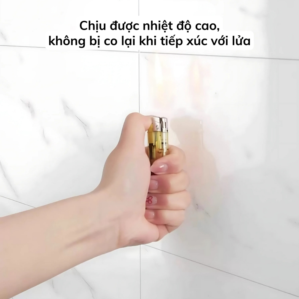 Giấy Dán Bếp Trong Suốt Chống Bén Lửa Chịu Nhiệt Tốt, Giấy Dán Tường Bếp Trong Suốt Chống Bám Dầu Mỡ Cuộn 3m Rộng 60cm