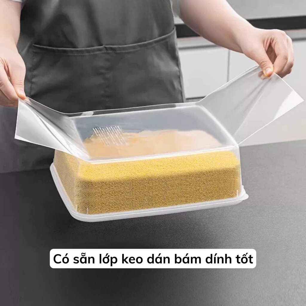 Giấy Dán Bếp Trong Suốt Chống Bén Lửa Chịu Nhiệt Tốt, Giấy Dán Tường Bếp Trong Suốt Chống Bám Dầu Mỡ Cuộn 3m Rộng 60cm