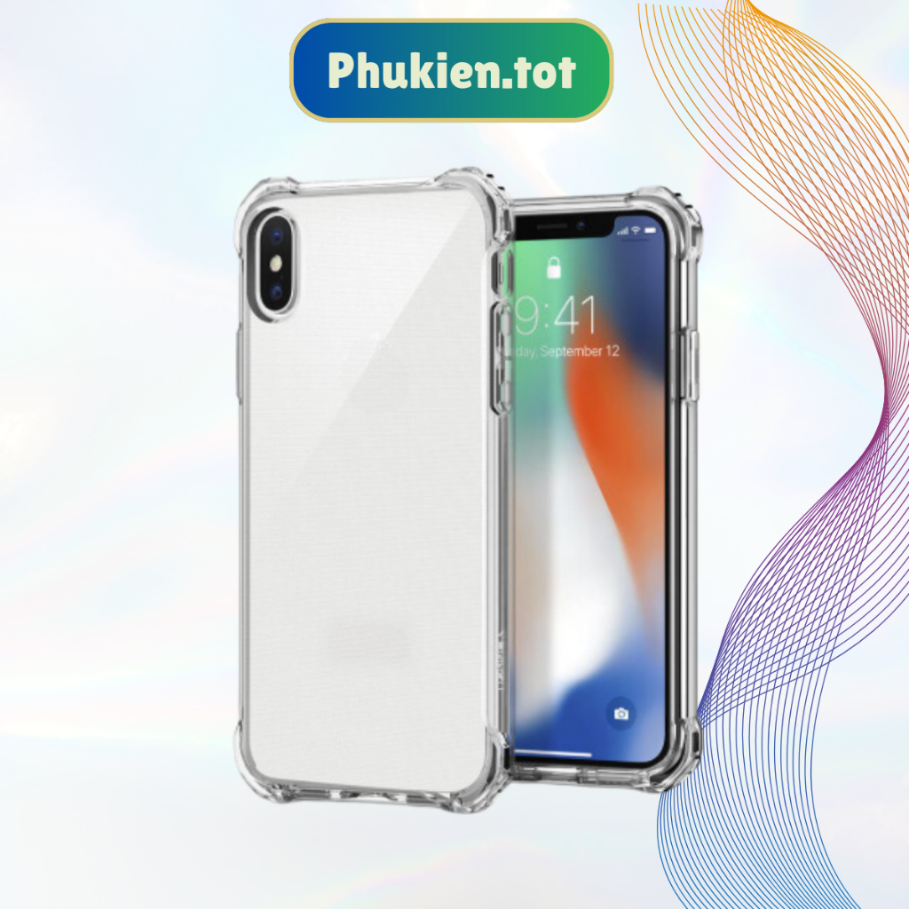 Ốp lưng Chống sốc loại dày cho iphone 7/8 plus/x/xr/xs max 11 12 13 14 15 16 pro max - King glass
