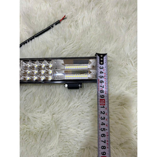 Đèn led trợ sáng 3 hàng 5 chế độ, đèn led trợ sáng ô tô