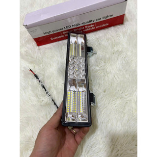 Đèn led trợ sáng 3 hàng 5 chế độ, đèn led trợ sáng ô tô