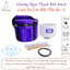 Chuông Ngọc Thạch Anh 8 inch note A - chuông pha lê - Crystal Singing Bowl - Chuông Luân xa - Amrita