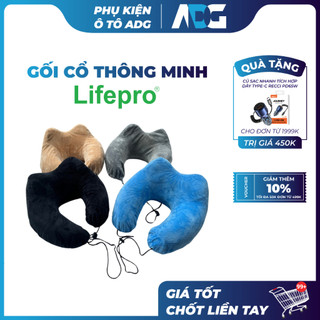 Gối tựa đầu thông minh Lifepro - Kiểu dáng thông minh được đăng ký ĐỘC QUYỀN Cục Sở Hữu Trí Tuệ | Phụ kiện ô tô ADG