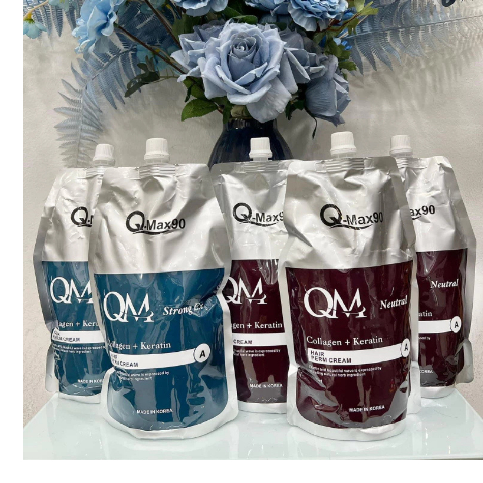 Thuốc uốn tóc Qmax90 cao cấp không quan tâm mềm hóa, được hỗ trợ kỹ thuật 24/7 | Trunghair