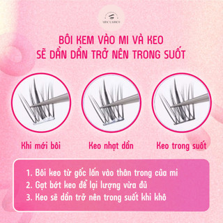 Mi giả tách sợi  tự nhiên LASHES SUPPLY - Mi tự nối - Mi gân - Mi lụa - Mi Chùm tự nối - siêu mảnh
