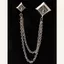Pin cài áo Vest-Suit Brooch Đá Xám 8316