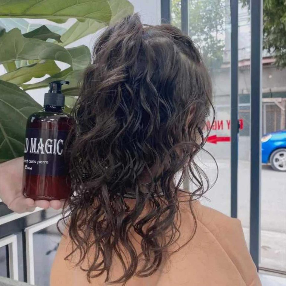 Thuốc uốn lạnh Gold Magic Qmax90, Thuốc uốn tóc đa năng siêu xoăn, sóng căng, không xù | Trunghair