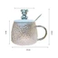 CỐC THỦY TINH NẮP GẤU CAO CẤP, Ly Uống Trà Cà Phê Tiện Dụng, Thiết Kế Dễ Thương