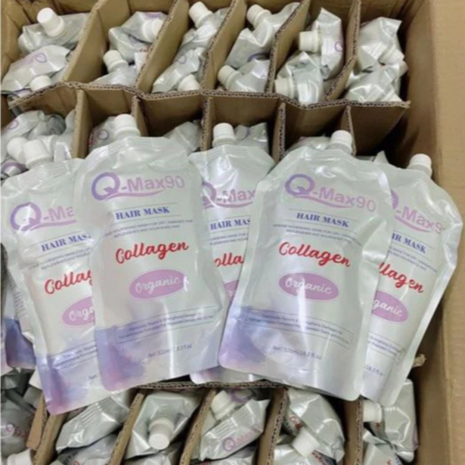 Ủ tóc Collagen Qmax90 phục hồi hư tổn giúp tóc chắc khỏe, mềm mượt ngay lần đầu sử dụng | Trunghair