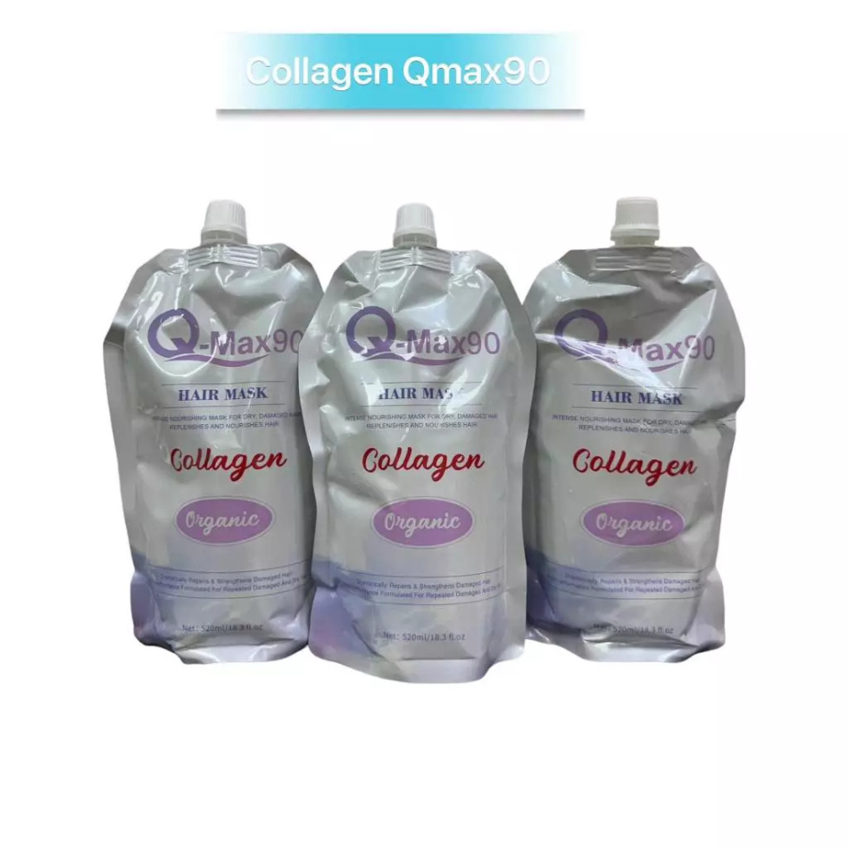 Ủ tóc Collagen Qmax90 phục hồi hư tổn giúp tóc chắc khỏe, mềm mượt ngay lần đầu sử dụng | Trunghair