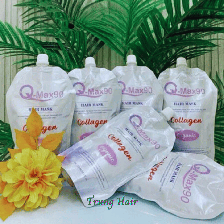 Ủ tóc Collagen Qmax90 phục hồi hư tổn giúp tóc chắc khỏe, mềm mượt ngay lần đầu sử dụng | Trunghair