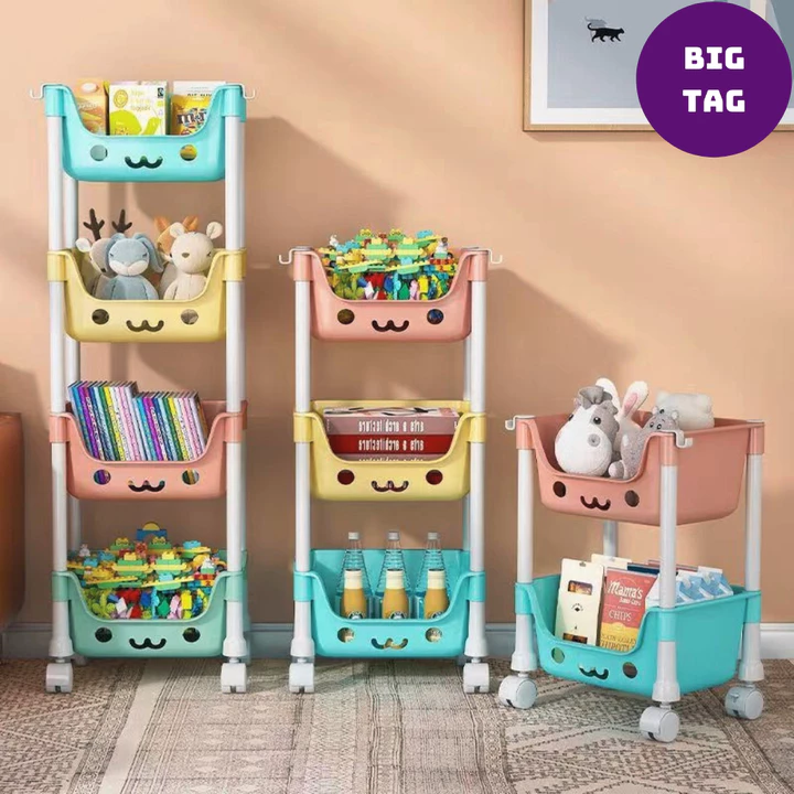 kệ gấu ecomax đựng đồ nhà bếp, phòng tắm tiện lợi, kệ để đồ decor phòng ngủ 9306