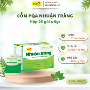 Cốm Nhuận Tràng PQA dùng cho trẻ em, người lớn bị táo bón, táo bón lâu ngày