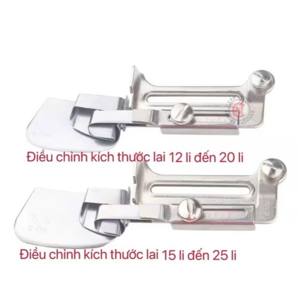 Cữ Cuốn Gấu Đa Năng 203 - Điều Chỉnh Cự Ly 12-20, 15-25 - Máy May Công Nghiệp (Tặng Ốc Bắt Cữ)