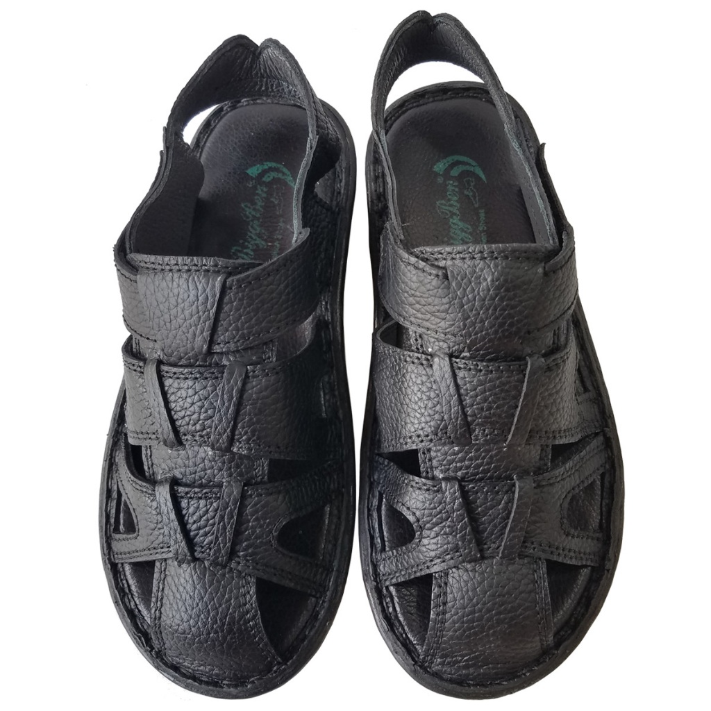 Giày Sandal Nam Bít Mũi Da Bò BIGGBEN Cao Cấp HKD919