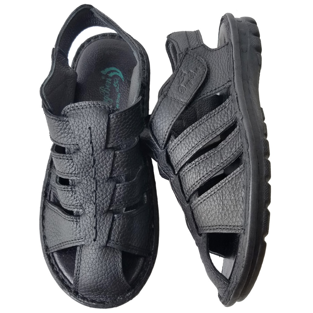 Giày Sandal Nam Bít Mũi Da Bò BIGGBEN Cao Cấp HKD920
