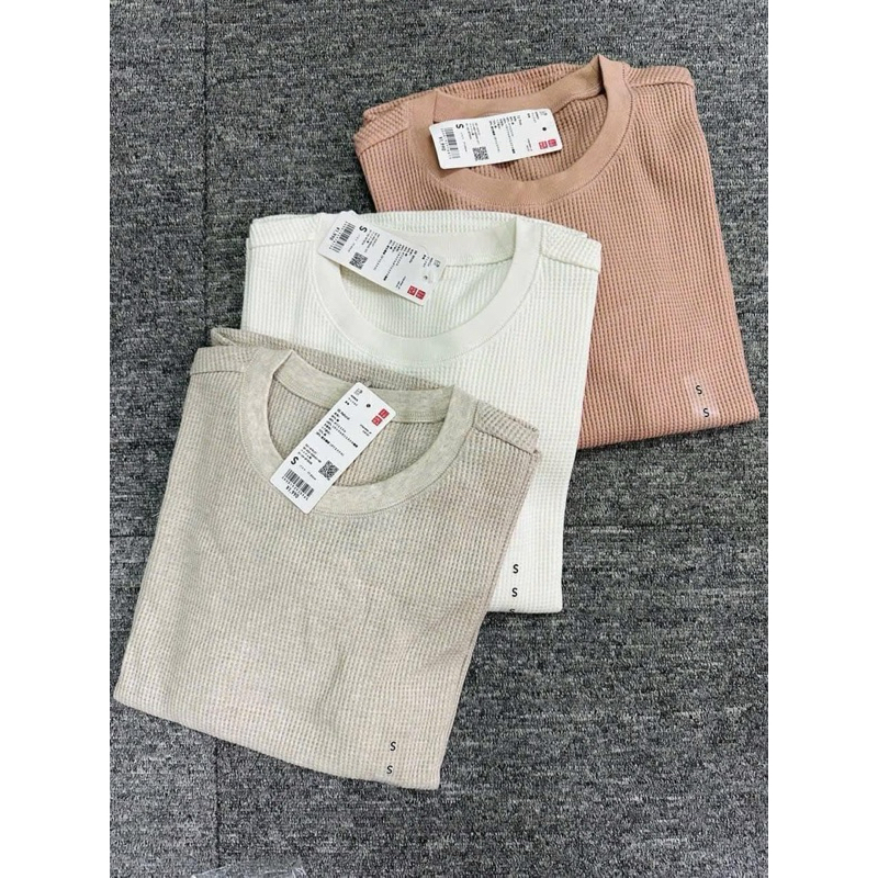 Áo uni vải tổ ong xuất dư xịn(45-70kg)