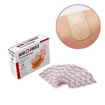 Băng Gâu Y Tế Hộp 100 Miếng - Băng Gạc Y Tế Dán Vết Thương Tiện Dụng
