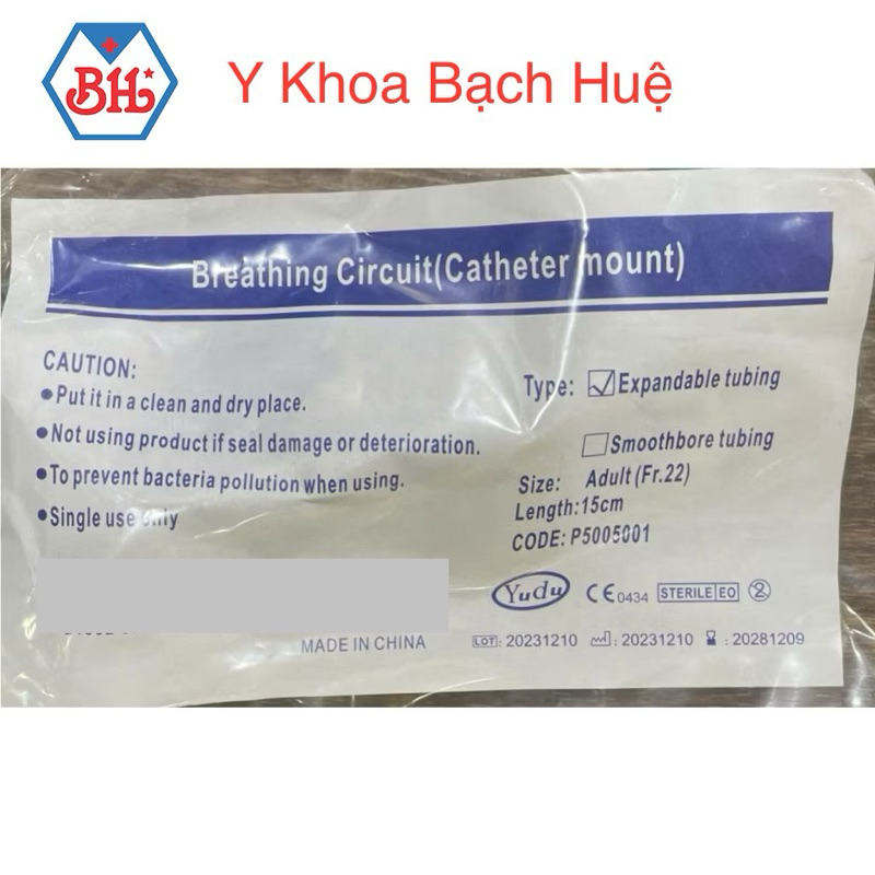 Ống nẫng ống nối dây máy thở