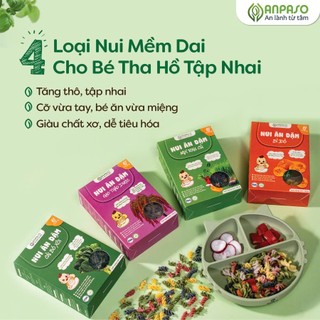 Nui Ăn Dặm Rau Củ Anpaso 150g cho bé