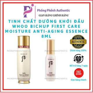 [MINI NOBOX]TINH CHẤT DƯỠNG KHỞI ĐẦU WHOO BICHUP FIRSTCARE MOISTURE ANTI-AGING ESSENCE 8ML