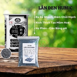 Phân Lân Đen Humic Nhật Đóng Túi Zip 1kg -Tạo Mầm Hoa, Kích Ra Rễ, Cân Bằng PH